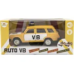 Teddies Policejní auto VB combi 11,5 cm na zpětné natažení se zvukem 11,5 cm