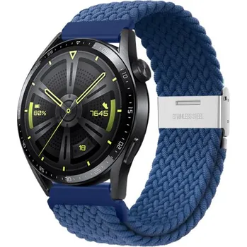 Řemínek na hodinky BSTRAP | BStrap Elastic Nylon 2 reminek na Xiaomi Amazfit GTR 2 / GTR 47mm, cold blue (SSG027C0406)