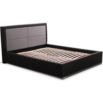 Postel Čalouněná postel SIMONA černá rozměr 160x200 cm