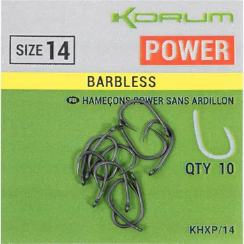 Rybářský háček Korum Xpert Power - Micro-Barbed Size 10 Varianta: Micro-Barbed Size 16