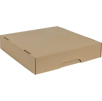 Archivační box Krabice z třívrstvého kartonu 360x380x75 skládací s víkem, 10 ks