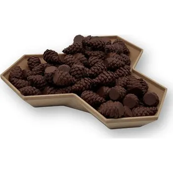 Příslušenství k deskovým hrám Woodneq Univerzální miska - trojdílná Barva: Žlutá