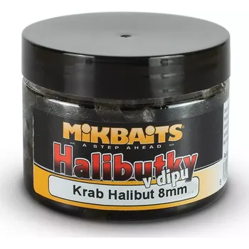 Nástraha MIKBAITS Halibutky v dipu 150ml - Krab Halibut 8mm