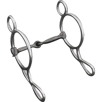 Udidlo pro koně Westernové udidlo Gag WEAVER 5" Sweet Iron Snaffle Mouth