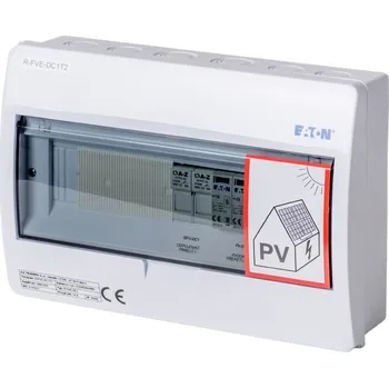 Rozvaděč Xtend Solarmi DC1T2 osazený rozvaděč Rozvaděč, osazený, pro fotovoltaiku, svodič, odpojovač, pojistky, IP40/20, třída 2 R-FVE-DC1T2