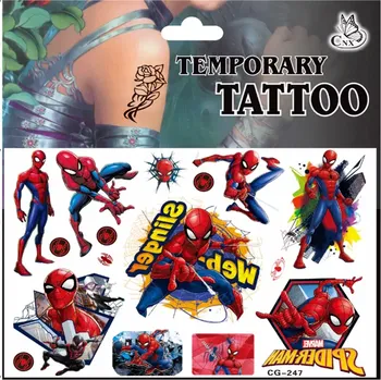 Odstranitelné tetování Dětské dočasné tetování - SPIDER MAN (A) 3 (Značka: TAKARA TOMY)
