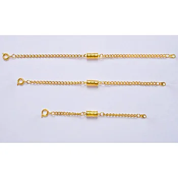 Hodinky 3Pagen Prodloužení řetízků, zlatavá zlatá