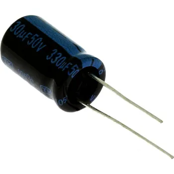 Jamicon Elektrolytický kondenzátor 330uF/50V 10x16mm RM5 105°C