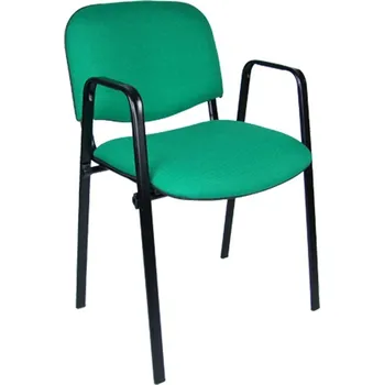 Konferenční židle ISO s područkami C34 - zelená