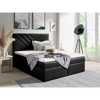 Postel Postel 70 GARD 120x200 cm s úložným prostorem Černá