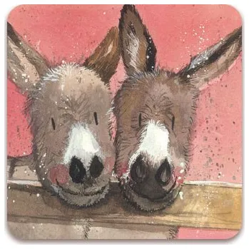 Dekorativní magnet Magnetka Alex Clark, Joe And Hilda Donkey (magnet s oslíkem, osel)