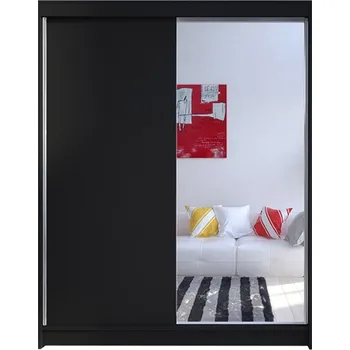 Šatní skříň Šatní skříň CAMINO I šířka 150 cm - černá