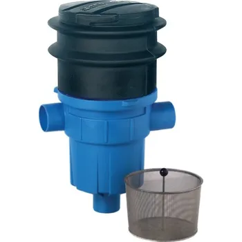 vodní filtr Sběrný filtr na dešťovou vodu - sběrný filtr dešťové vody, nerezový koš + nástavec s poklopem Materiál: Nerez