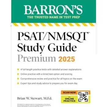 PSAT/NMSQT Premium Study Guide: 2025: 2 Practice Tests + Comprehensive Review + 200 Online Drills - Stewart, Brian