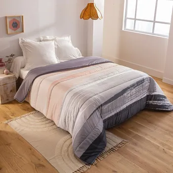 přikrývka Blancheporte Přikrývka z mikrovlákna s potiskem Pastel 200g/m2 růžová 140x200 cm