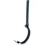 Hák kroucený pro okapový žlab EVROMAT 333 mm pozinkovaný lakovaný RAL 7016 antracit