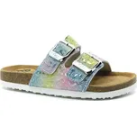 BEST FEET 525-11 duhové, dětské pantofle