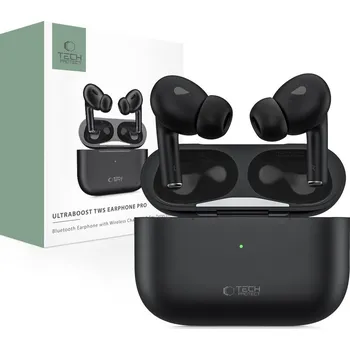 Sluchátka Tech-Protect | Tech-Protect Ultraboost Pro TWS bezdrátové sluchátka, černé
