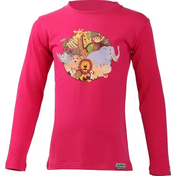 ALI 100% MERINO dětské triko - Růžová 4747 / 120 / Růžová