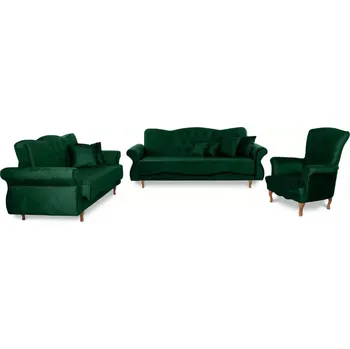 Sedací souprava Sedací souprava Panama 3+2+1, zelená (Monolith 37)