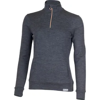 Dámská mikina WARMINA dámská merino mikina - Šedá C816 / M / Šedá