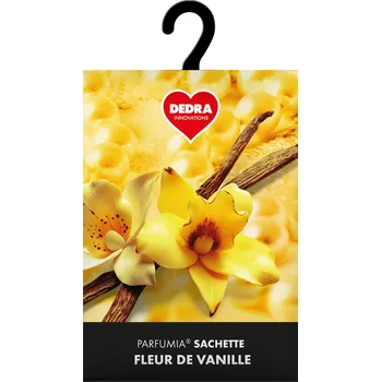 Osvěžovač vzduchu Vonná sašetka | FLEUR DE VANILLE | závěsný vonný sáček PARFUMIA® 8 g Dedra