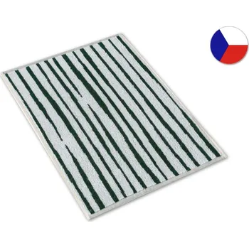 Ručník Malý ručník 35x50 Neposedné proužky bílozelené