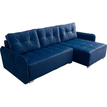 Sedací souprava Rohová sedací souprava Moris, modrá (AN 5917)