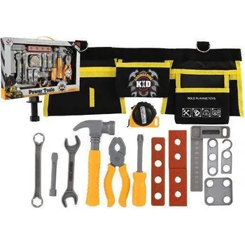 Dětská dílna Teddies Sada nářadí s opaskem plast