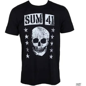 Pánské tričko Tričko metal pánské Sum 41 - GRINNING SKULL - PLASTIC HEAD - RTSUM003 SUMTS01MB