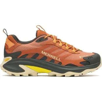 Pánská sportovní obuv Pánské outdoorové boty Merrell MOAB SPEED 2 GTX 7.5 Oranžová, Tmavě šedá, Béžová