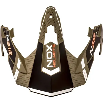 Helma na motorku Kšilt pro přilby n312 drone, nox (khaki matná,oranžová)