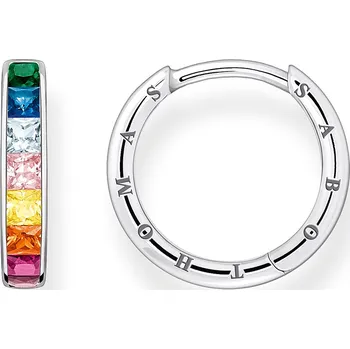Náušnice Thomas Sabo CR668-477-7 Creoles - Stone Rainbow