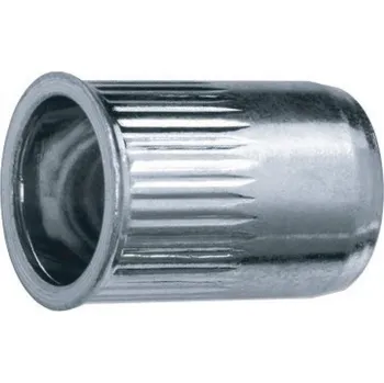 Spojovací materiál Nýtovací matice s malou hlavou, mikro M8 rýhované tělo ZB (3.0-6.0) mikro hl.