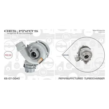 Turbodmychadlo Dmychadlo, plnění RENAULT, 1441100Q0F, 7701476883, 7711368560, 8200405203, 8200507856, 8200578381, 8200625683, OES, ES-07-0040