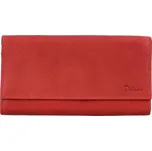 Kožená peněženka DELAMI Taber, červená