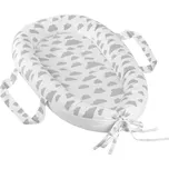 Hnízdečko pro miminko Šedá,Bílá - 30x70 cm BX11698