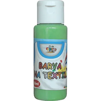 Speciální výtvarná barva Barva na textil Creatoys 60ml - žluto zelená