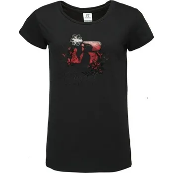 Dámské tričko Dámské tričko Russell Athletic HOLLY L Černá, Červená