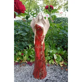 Anděl Diana řecký velký, 41 cm červená