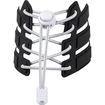 Tkaničky do bot Reflexní elastické samozavazovací tkaničky délka 120 cm bílá 1pár