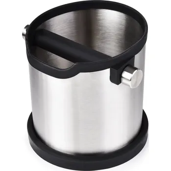 Kávovar BARISTA | masivní nerezový odklepávač na kávovou sedlinu | kbelíkový knock box pro pákové kávovary Dedra