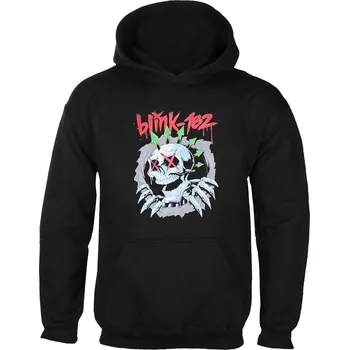 Pánské oblečení mikina s kapucí pánské Blink182 - Six Arrow Skull - ROCK OFF - BLINKHD18MB - L