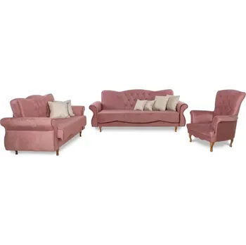 Sedací souprava Sedací souprava Panama 3+2+1, starorůžová (Monolith 63/Monolith 04)