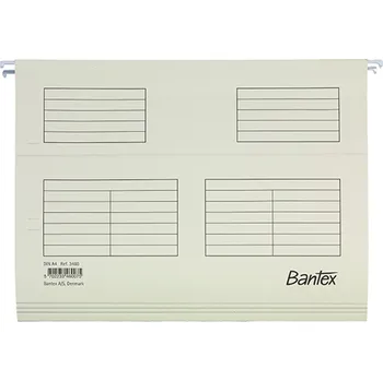 Archivační box Bantex, Závěsná kapsa pro kartotéku, A4, bílá