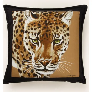 Dekorativní polštářek Dolce & Gabbana Casa Dekorační Polštář, světle hnědá / černá...