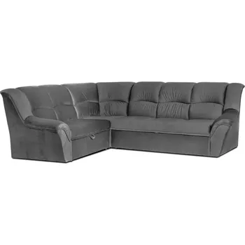 Sedací souprava Rohová sedací souprava DUBAJ XL, levá, šedá (monolith 97)