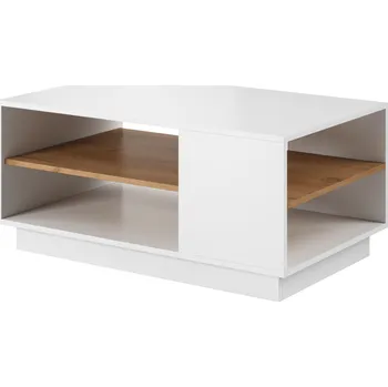 Konferenční stolek Tempo Kondela Konferenční stolek, bíla/dub craft zlatý, TRIO