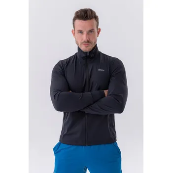 Pánská mikina NEBBIA Sportovní bunda na zip s bočními kapsami “Control” XXL