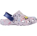 Dětské pantofle Coqui LITTLE FROG AMULET 23/24 Šedá, Modrá, Žlutá